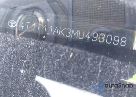 2021 Toyota Camry Se Nightshade Edition from USA, damaged, VIN 4T1T11AK3MU493098